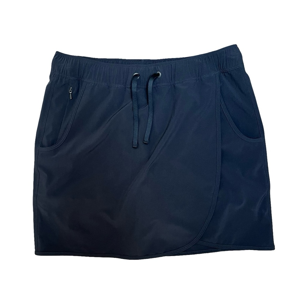 Patagonia Fleetwith Skort Sz S Black Built-In Shorts - Picture 2 of 5